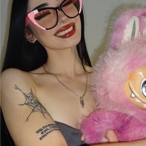 Pink Heart-Shaped Sunglasses